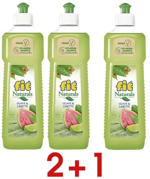 fit Grüne Kraft 2+1 Aktion: Geschirrspülmittel »Naturals Guave & Limette« 500ml