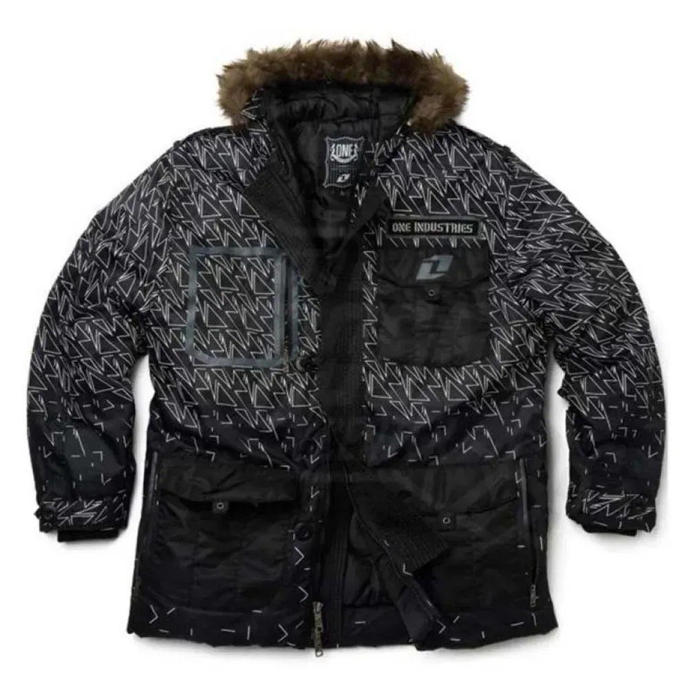 One Industries Scout Kapuzenjacke - Black / White - L