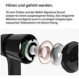 Belkin Rockstar Kopfhörer USB-C schwarz