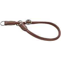 Hunter Round & Soft Dressurhalsband Braun M