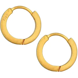 KUZZOI Creolen Herren gold 925 Silber onesize
