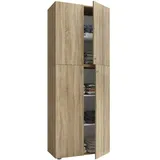 VCM my office Aktenschrank 70,2 x 39,0 x 183,0 cm braun
