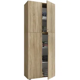 VCM my office Aktenschrank 70,2 x 39,0 x 183,0 cm braun