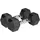 rebel electro Rebel Hanteln Gusseisen Gummierte HEX 2x7 kg schwarz