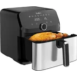 Tefal EY855D Easy Fry Mega Heißluftfritteuse 2000 Watt Schwarz/Edelstahl