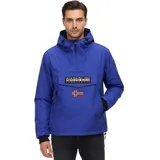 Napapijri Rainforest Next wasserabweisende Anorak-Jacke Outdoor-Jacke NP0A4IB9B3B1 Royal-Blau - L