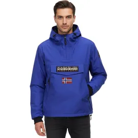 Napapijri Rainforest Next wasserabweisende Anorak-Jacke Outdoor-Jacke NP0A4IB9B3B1 Royal-Blau - L