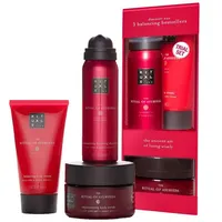 RITUALS The Ritual of Ayurveda Geschenkset Trial Set 2022 Body Scrub 125 g + Body Cream 70 ml + Duschschaum 50 ml