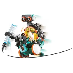 Velleman Roboter Bausatz, 5-in-1 Set, 238 Teile, MINT-Förderung, Programmieren ohne Computer, 14+