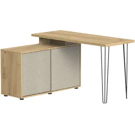 Vicco Schreibtisch Notivo Cashmere / Beige