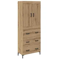 VidaXL Artisan-Eiche Highboard 69,5 x 34 x 180 cm