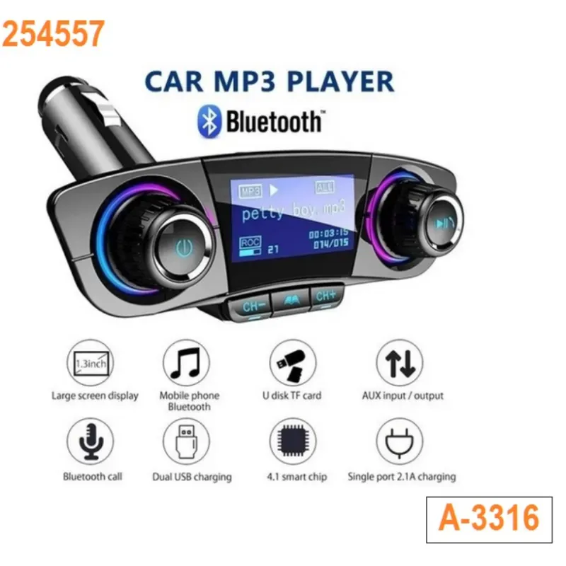 Transmitter mit Bluetooth, USB, MP3 und FM