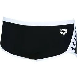 ARENA arena Icons Herren Badehose Low Waist Team, BLACK-WHITE, 7