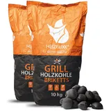 Heizfuxx Grillholzkohlebriketts Buche 20 kg