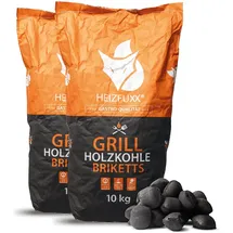 Heizfuxx Grillholzkohlebriketts Buche 20 kg