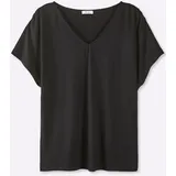 sheego Halbarmshirt Schwarz 52/54