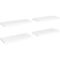 vidaXL Wandregal 60 x 23,5 x 3,8 cm Weiß