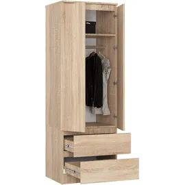 Akord Kleiderschrank AKORD S60 60 x 180 x 51 cm Sonoma-Eiche