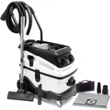 Wiltec Industriestaubsauger 1600 Watt & 30 Liter Behälter, Nass- und Trockensauger mit 3-fach Filtersystem & Blasfunktion, Mehrzwecksauger mit Zubehör