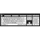 LogicKeyboard XL Print PC Slim DE schwarz/weiß (LKB-LPBW-BJPU-DE)