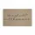 Giftcompany Herzlich Willkommen 45 x 75 cm Grau