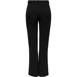 Only Anzughose "ONLRAFFY – Hose mit geradem Bein und Stretchkomfort", Damen, Gr. XL (42), Länge 30, schwarz, Web, Obermaterial: 95% Polyester, 5% Elasthan, unifarben, gerade lang, Hosen Anzughose, Materialmix