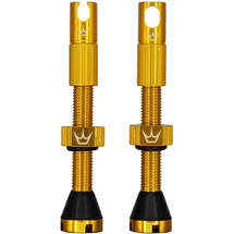 Peaty's MK2 Tubeless Ventil Set - Gold - 42 mm