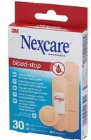 3M NexcareTM Blood Stop Pansements hémostatiques Pansement(S) 30 pc(s)