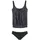 VENICE BEACH Oversize-Tankini Oversize-Form Venice Beach schwarz-grau Gr.36
