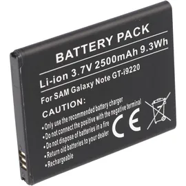 AccuCell Akku passend für Samsung Galaxy Note, Samsung GT-i9220, Samsung GT-N7000, EB6152