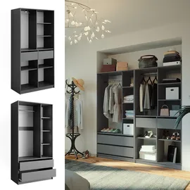 Vicco Kleiderschrank Elmo, 100 x 200 cm Set