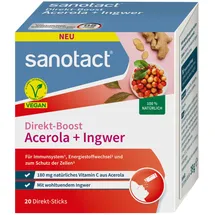 Sanotact Direkt-Boost Acerola + Ingwer Sticks 20 St.