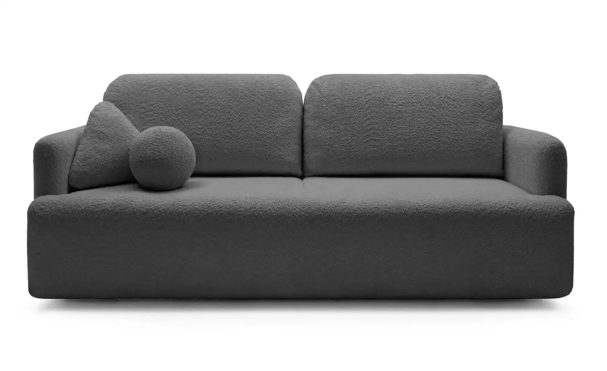 Selsey Einzelsofa mit Schlaffunktion Lambina ¦ grau ¦ Maße (cm): B: 227 H: 92