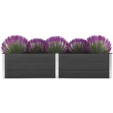 vidaXL Garten-Hochbeet 250 x 100 x 54 cm Grau