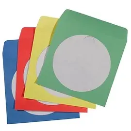 MediaRange BOX67 CD-Papiertaschen 100er Colorpack