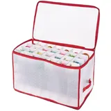 Lex Aufbewahrungsbox Sortierbox Christbaumkugeln transparent