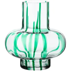 Marimekko - Umpu Vase, grün / klar (Frühling/Sommer 2025)