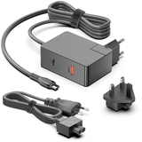 KFD PD 100W Netzteil GaN USB C Ladegerät Ladekabel für ALLPOWERS R600 R1500 ‎AP-SS-005-EU S300 S2000 Pro Tragbare Powerstation EF ECOFLOW DELTA 2 Solargenerator Anker SOLIX C1000/C1000X PD 3,0 Charger