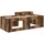 vidaXL Hochbett mit Schreibtisch 90 x 200 cm Holz braun