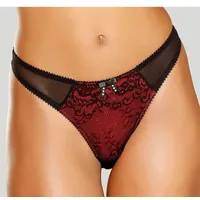 JETTE String rot|schwarz 36/38