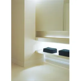 Orac Sockelleiste SX104F 200 x 1,7 x 14,8 cm weiß