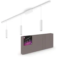Philips Perifo 3-flg. LED 172 cm weiß Metall