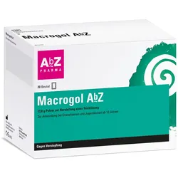 Macrogol AbZ Plv.z.her.e.lsg.z.einnehmen 20 St