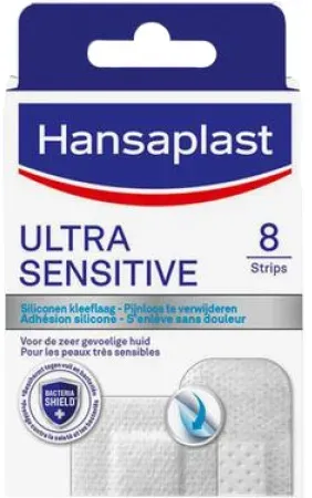 Hansaplast Ultra Sensitive Wundauflage Sehr Empfindliche Haut 8 Pflaster
