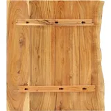 vidaXL Badezimmer-Waschtischplatte Massivholz Akazie 80x52x3,8 cm