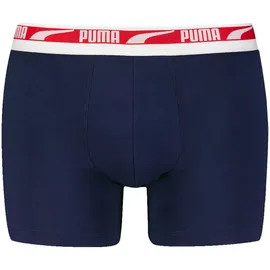 Puma Boxershorts Everyday Multi Logo 4er Pack Blau / Mehrfarbig M