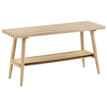 Villa Collection Bank white washed 90*30*45 cm Eiche