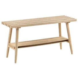 Villa Collection Bank white washed 90*30*45 cm Eiche