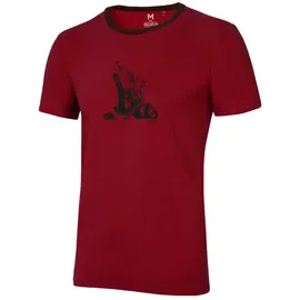 Ocùn Ocun Classic Organic Airwolf Kurzarm-t-shirt - Wine Syrah - XL