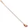 Barlöffel SPATULA mit Spatel Teardrop (45 cm) - Kupferfarbe | Für Cocktails & Longdrinks
